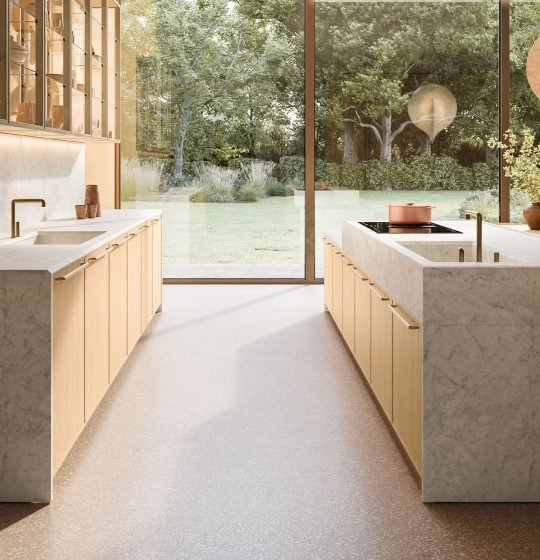Margo Modern kitchen with natural light